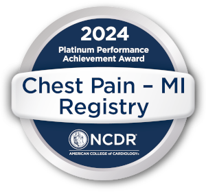 Chest Pain-MI Registry - Platinum Performance Achievement Award